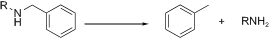 Selective removal of oxygen-protected benzyl or benzyloxycarbonyl groups