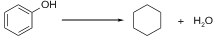 Phenol hydrogenation reaction